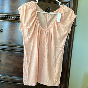 Loft xs t-shirt peach color